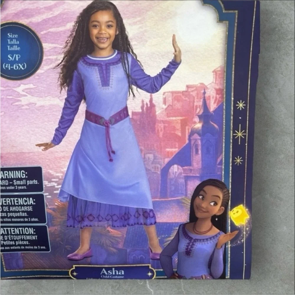 NWT Disney Wish Asha Halloween Costume Kids Size Small - Picture 7 of 9